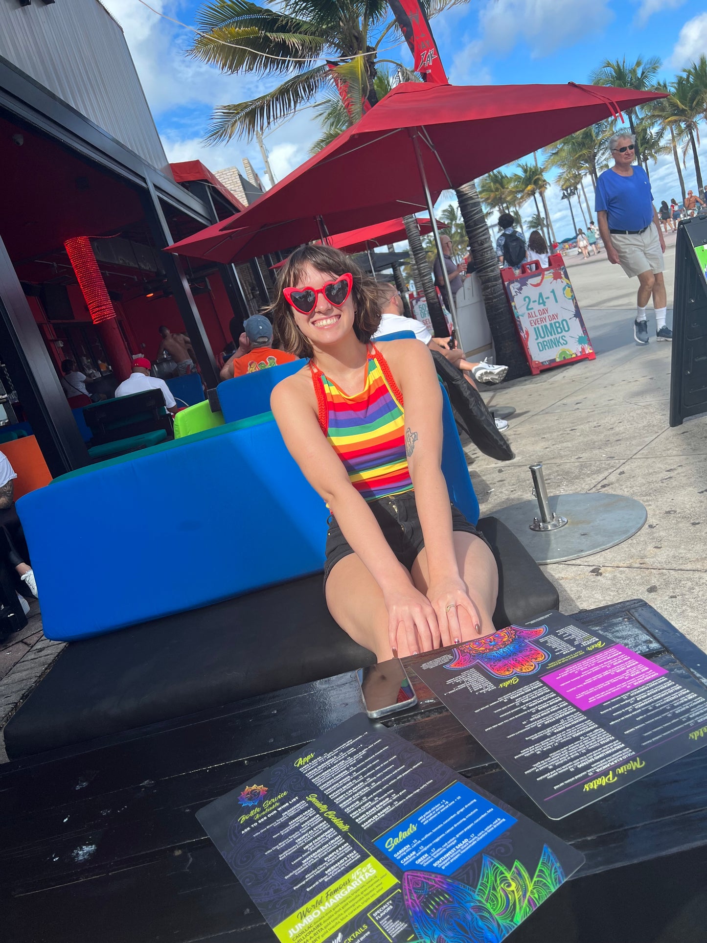 Scissor Me Timbers - Rainbow Tank Top
