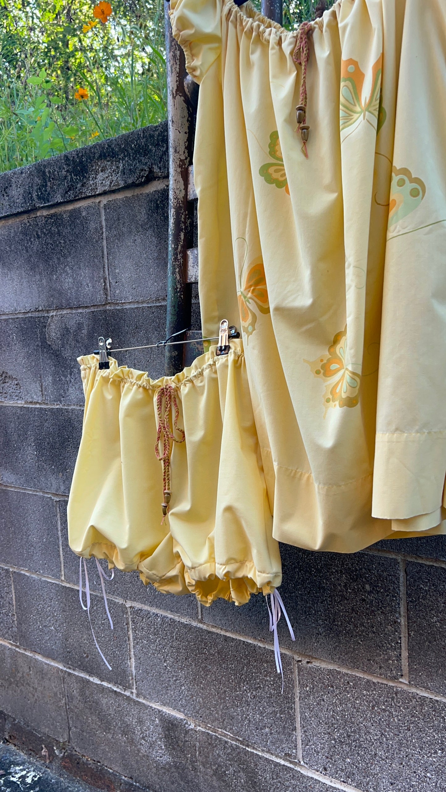 Butter Yellow - Babydoll Dress & Bloomers