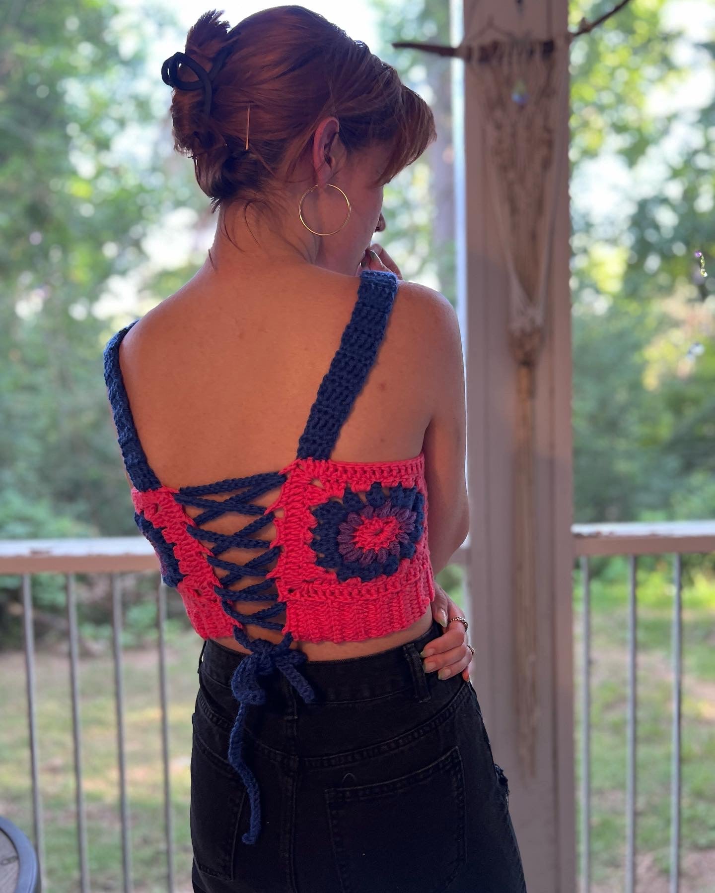 Bi Flag Corset Top