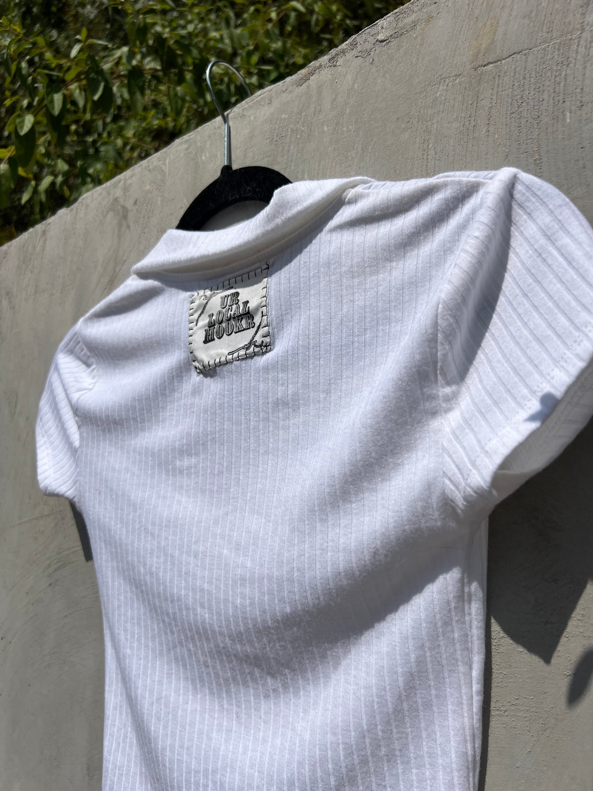Not My Year - White Baby Tee - JP