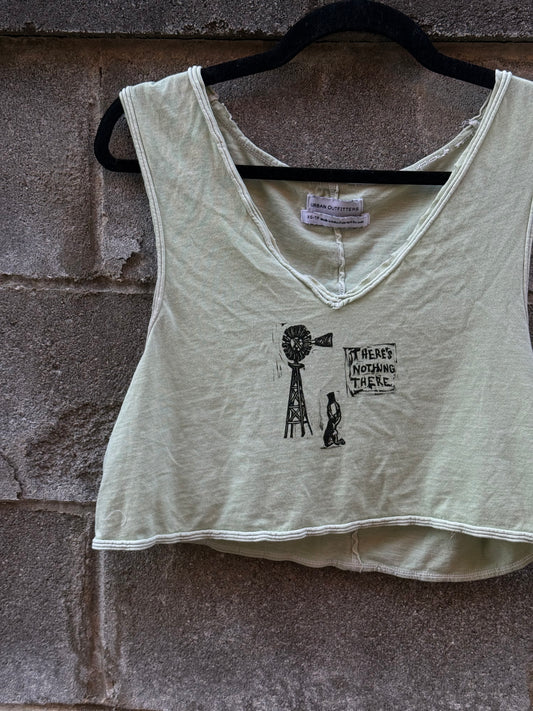 Mini Prints Collage - Green Tank Top - UO