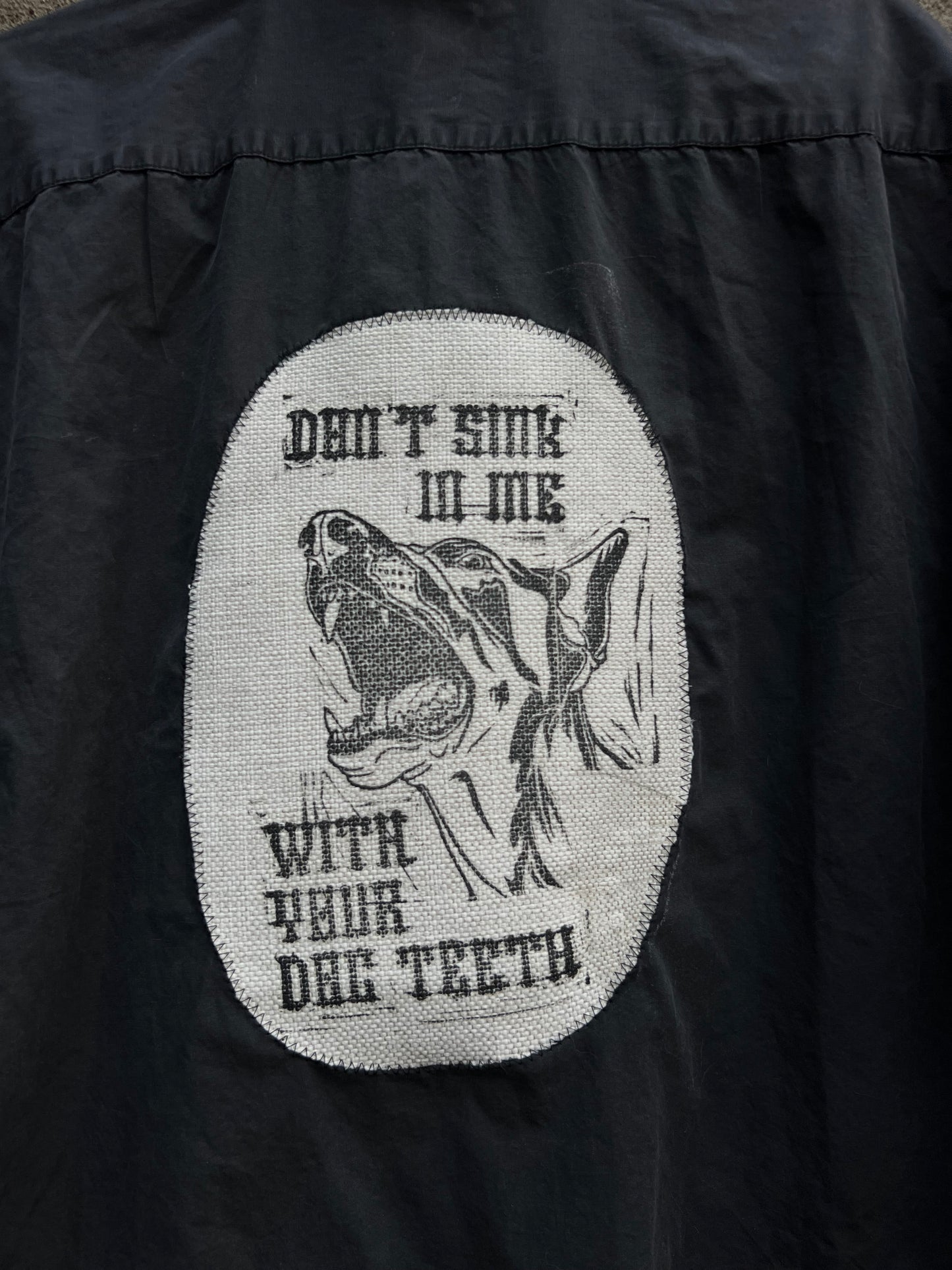 Dog Teeth - Dark Grey Shirt