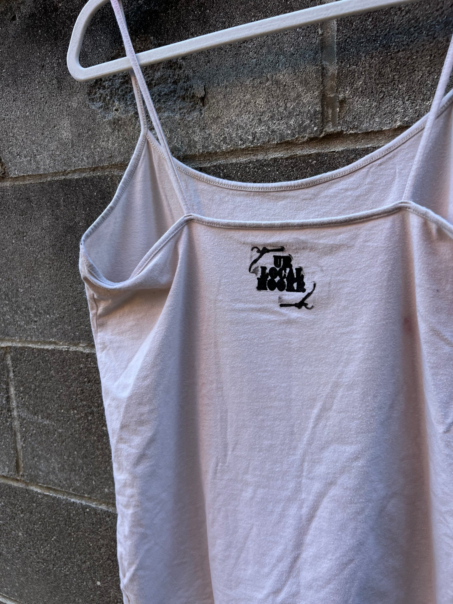 Go See Ethel Cain or the Devil Will Get You - Taupe Spaghetti Strap Tank
