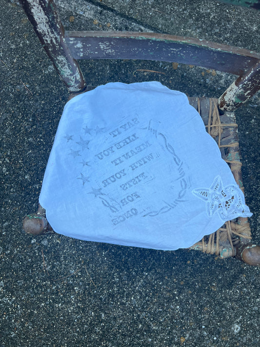 Like You Mean It - Alter Cloth / Vintage Handkerchief - no. 2
