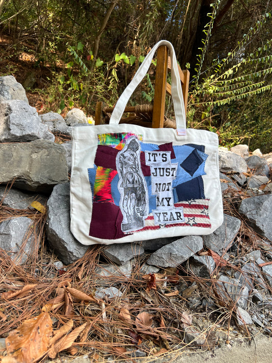 Not My Year - Tote Bag - Bright White