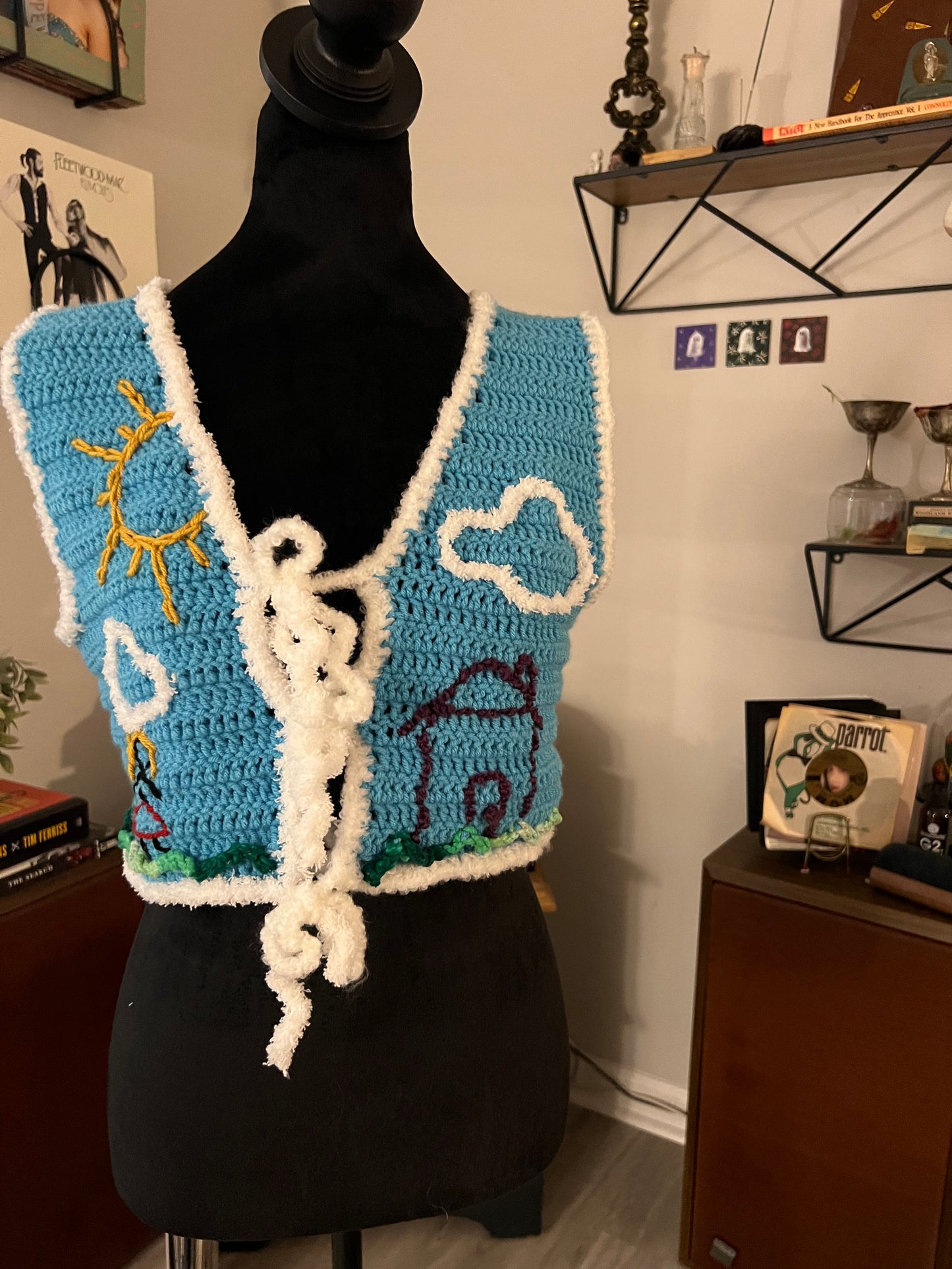 kids’ drawing stick figure vest