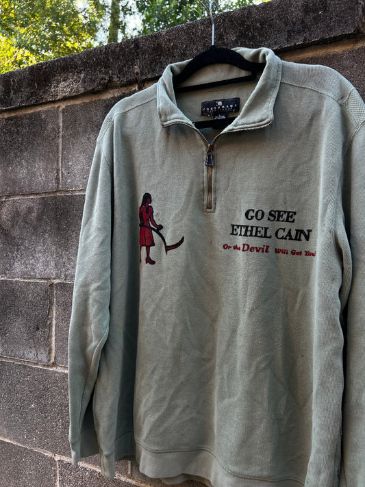 Go See Ethel Cain - Green Consensus Pullover