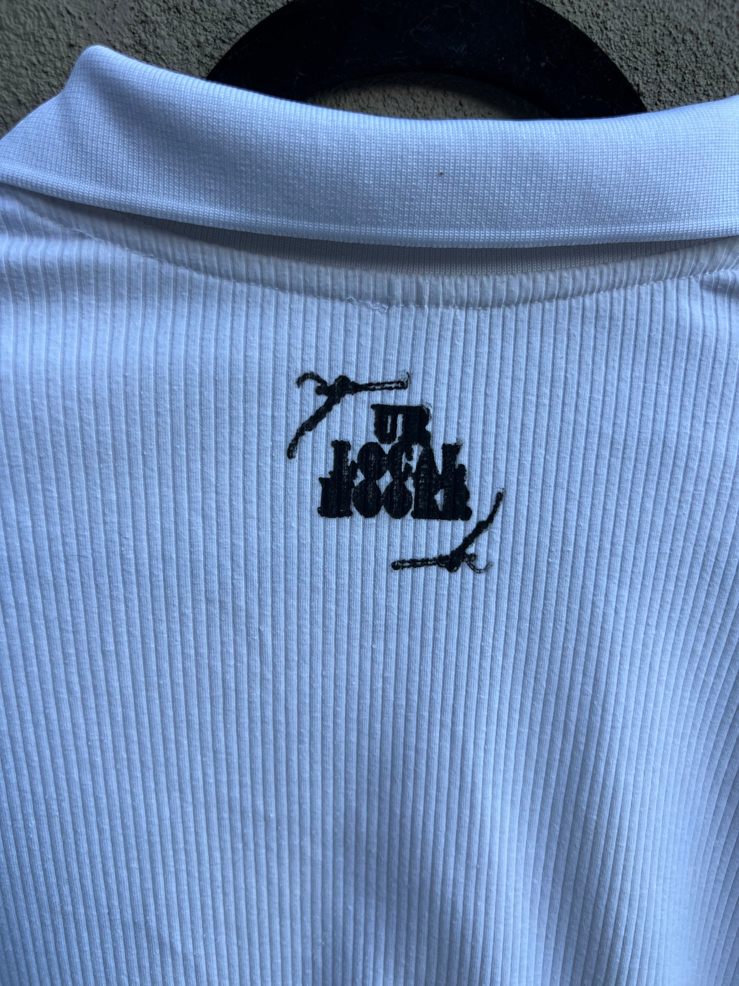 Not My Year - White Collared Shirt