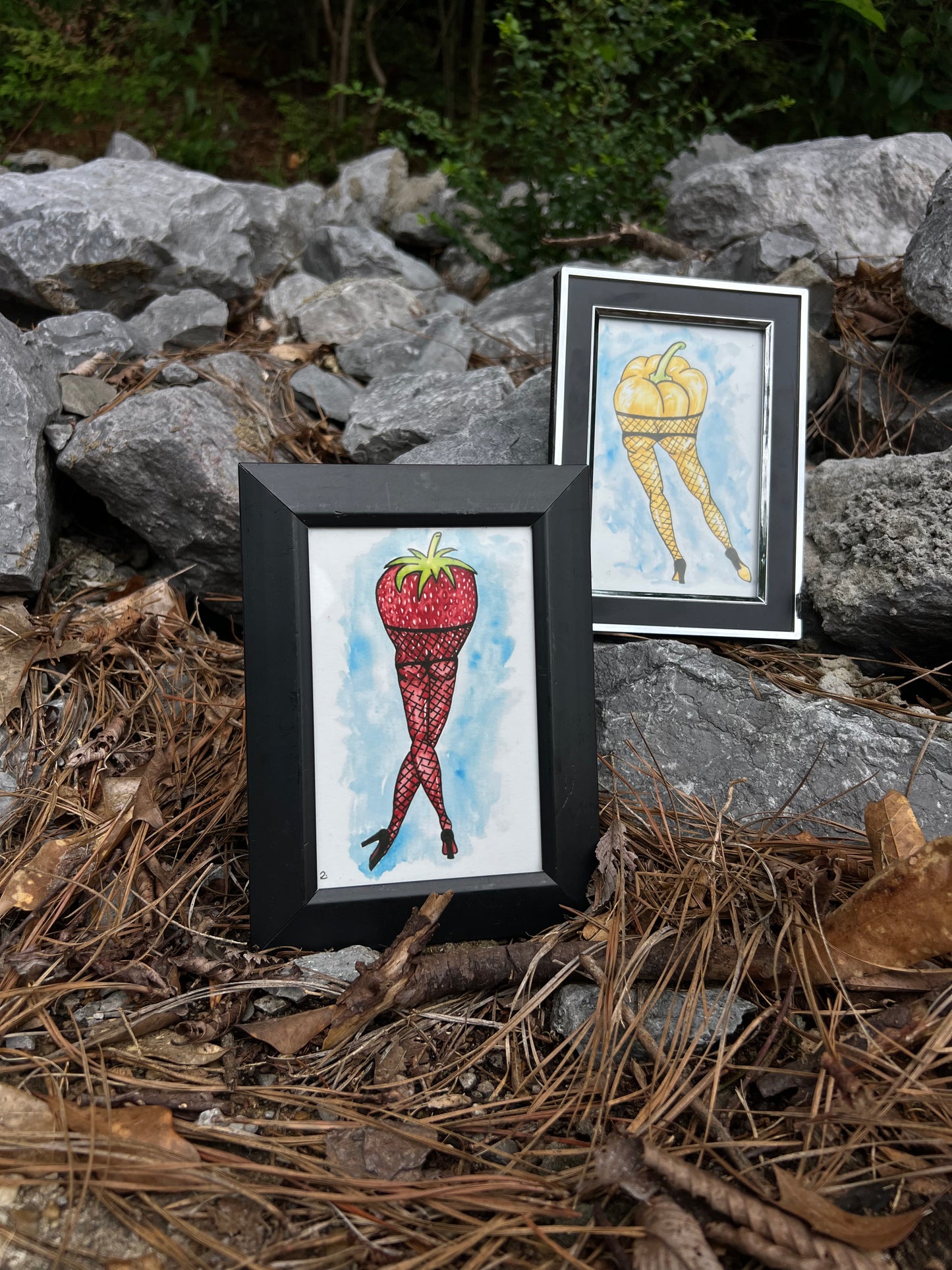 Bell Pepper Burlesque - Burlesque Fruits Giclee