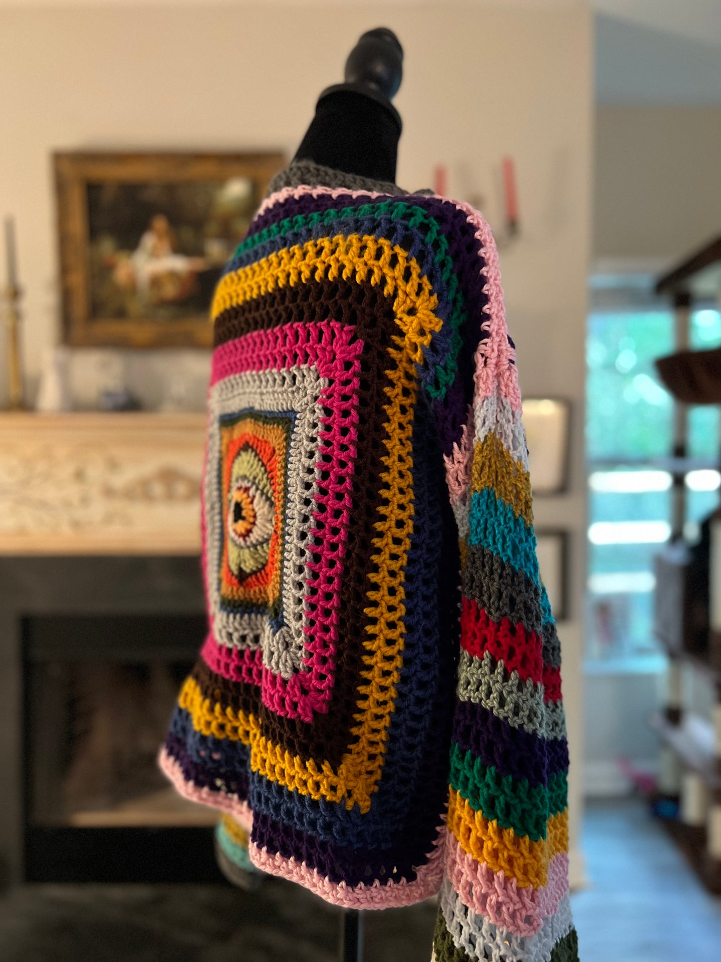 Evil Eye Granny Sweater