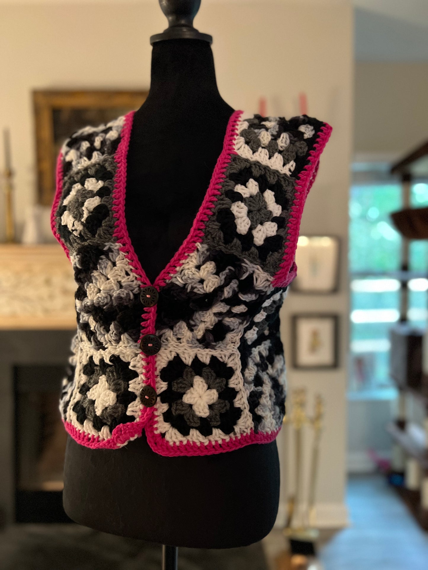 Silly Goose Vest - Pink