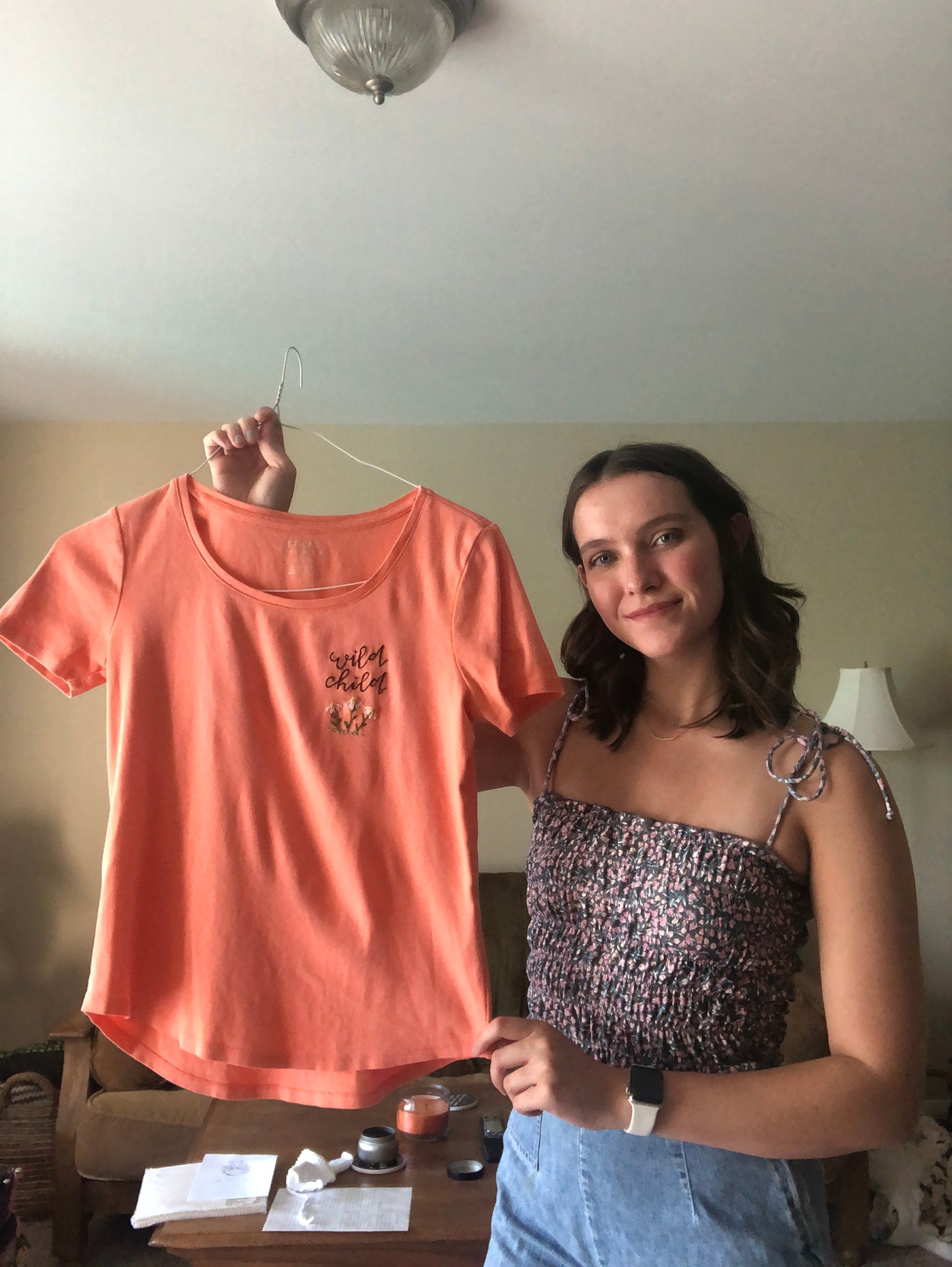 Wild Child Embroidered T-Shirt
