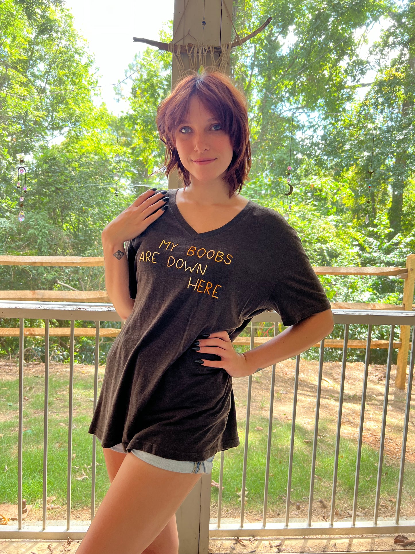 My Boobs Are Down Here Shirt