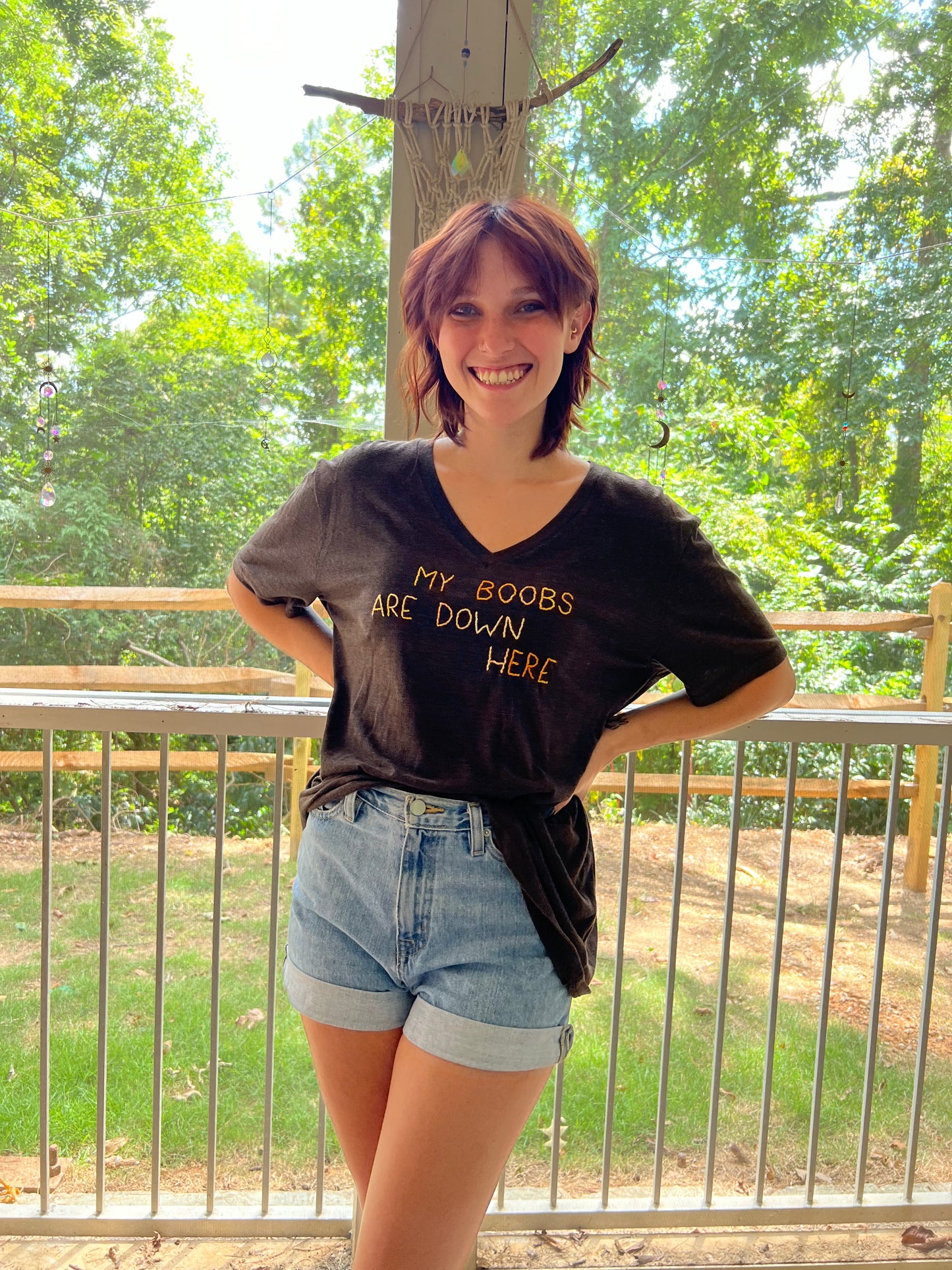 My Boobs Are Down Here Shirt