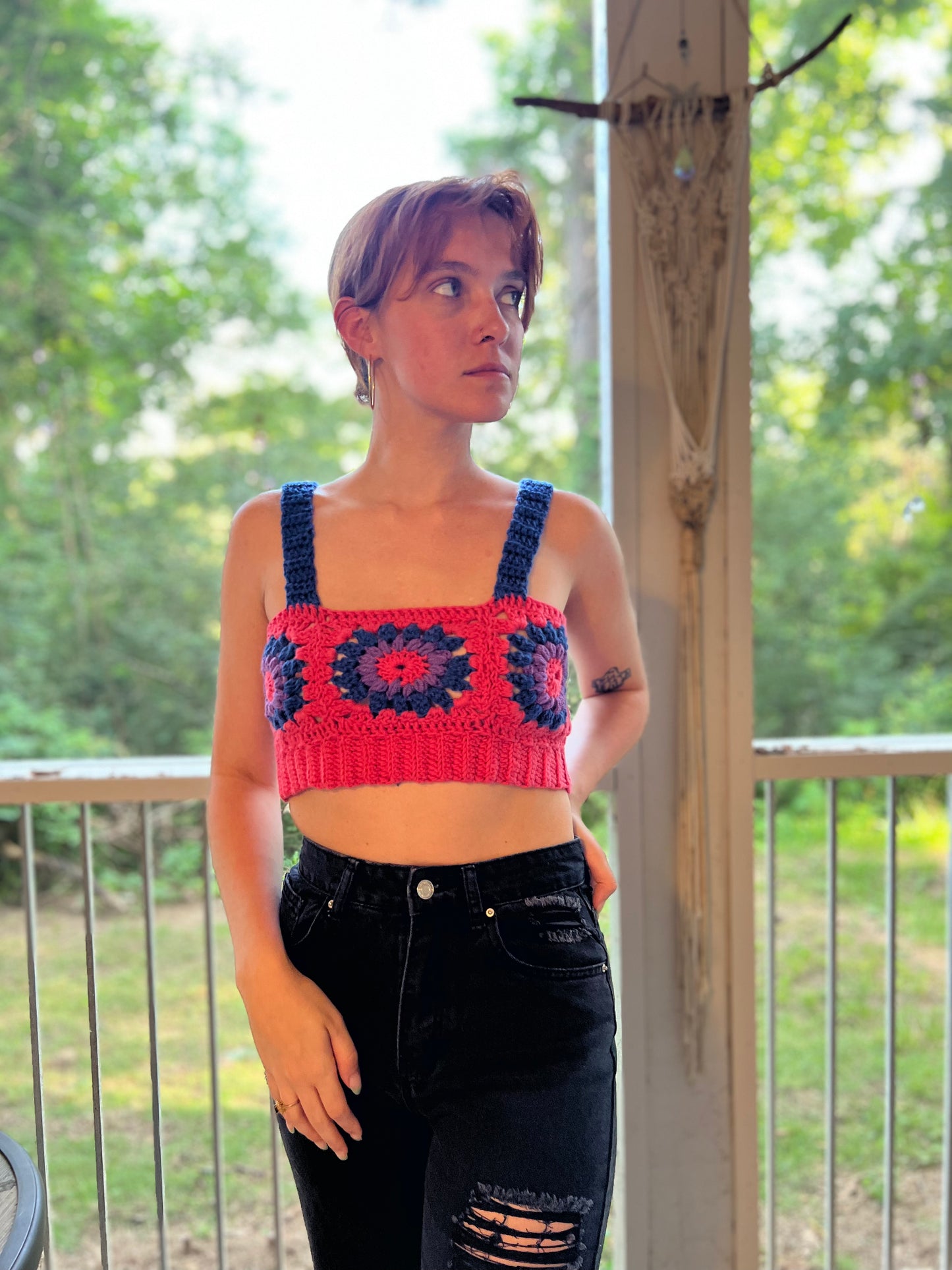 Bi Flag Corset Top