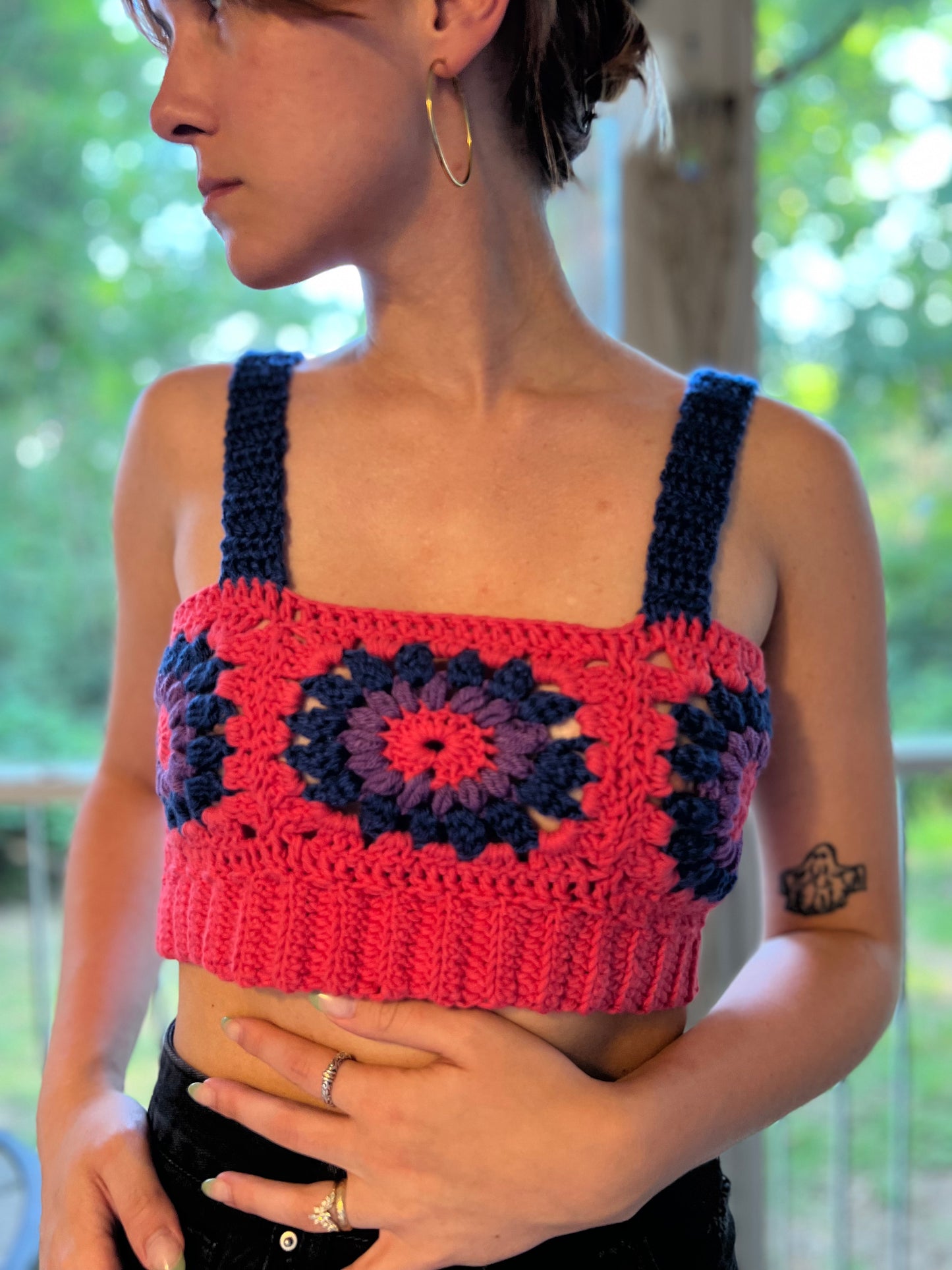 Bi Flag Corset Top