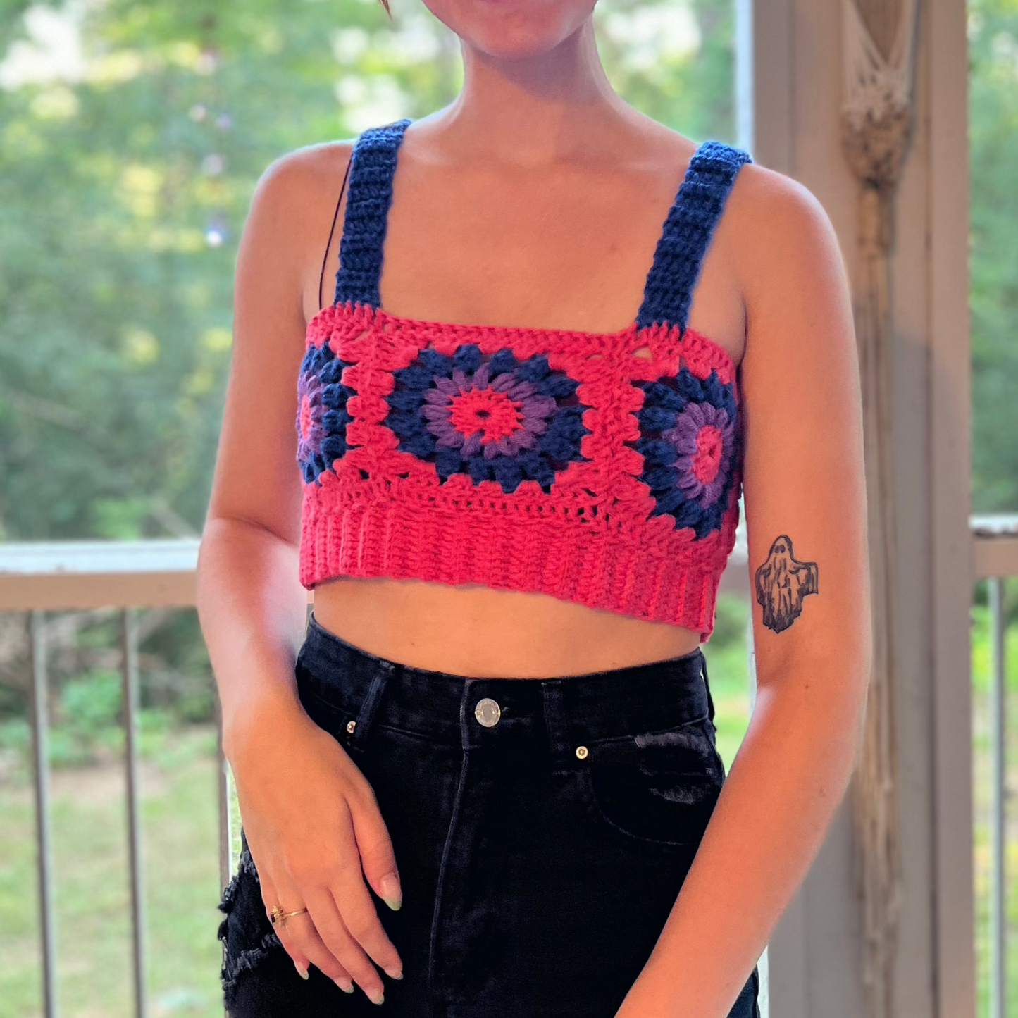 Bi Flag Corset Top