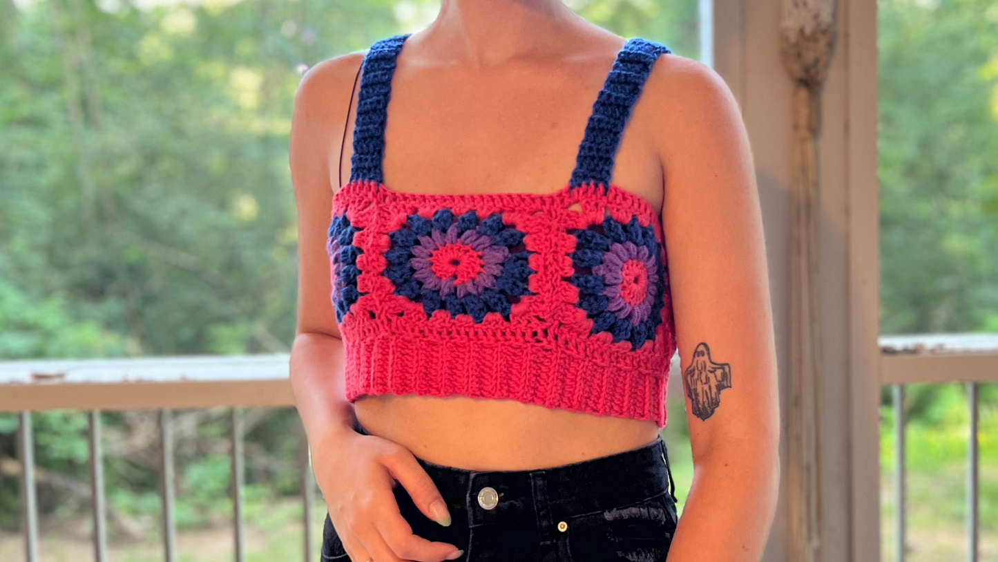 Bi Flag Corset Top