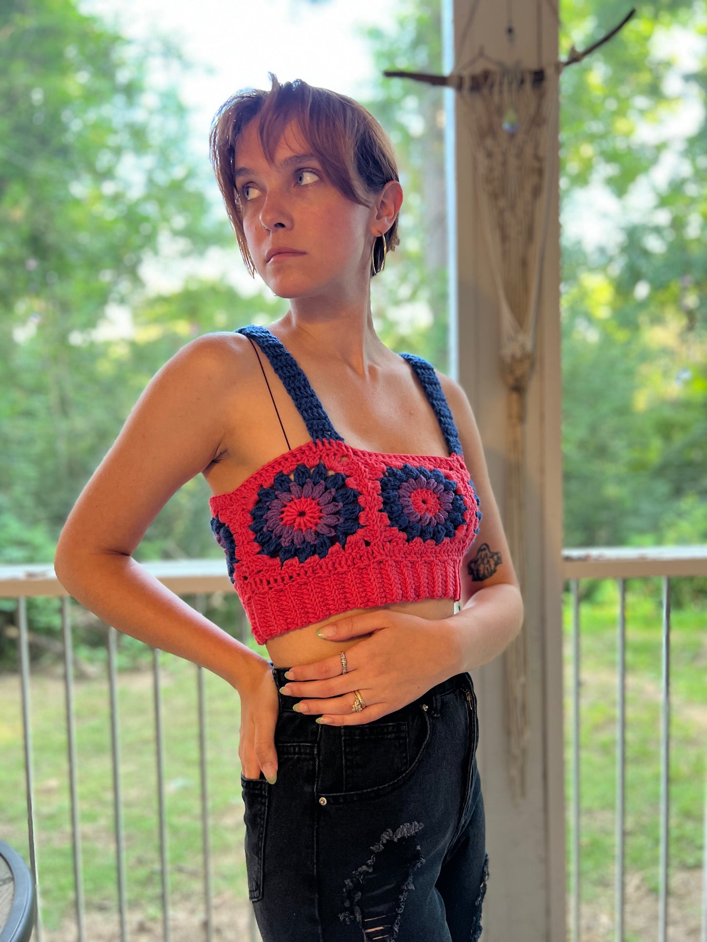 Bi Flag Corset Top