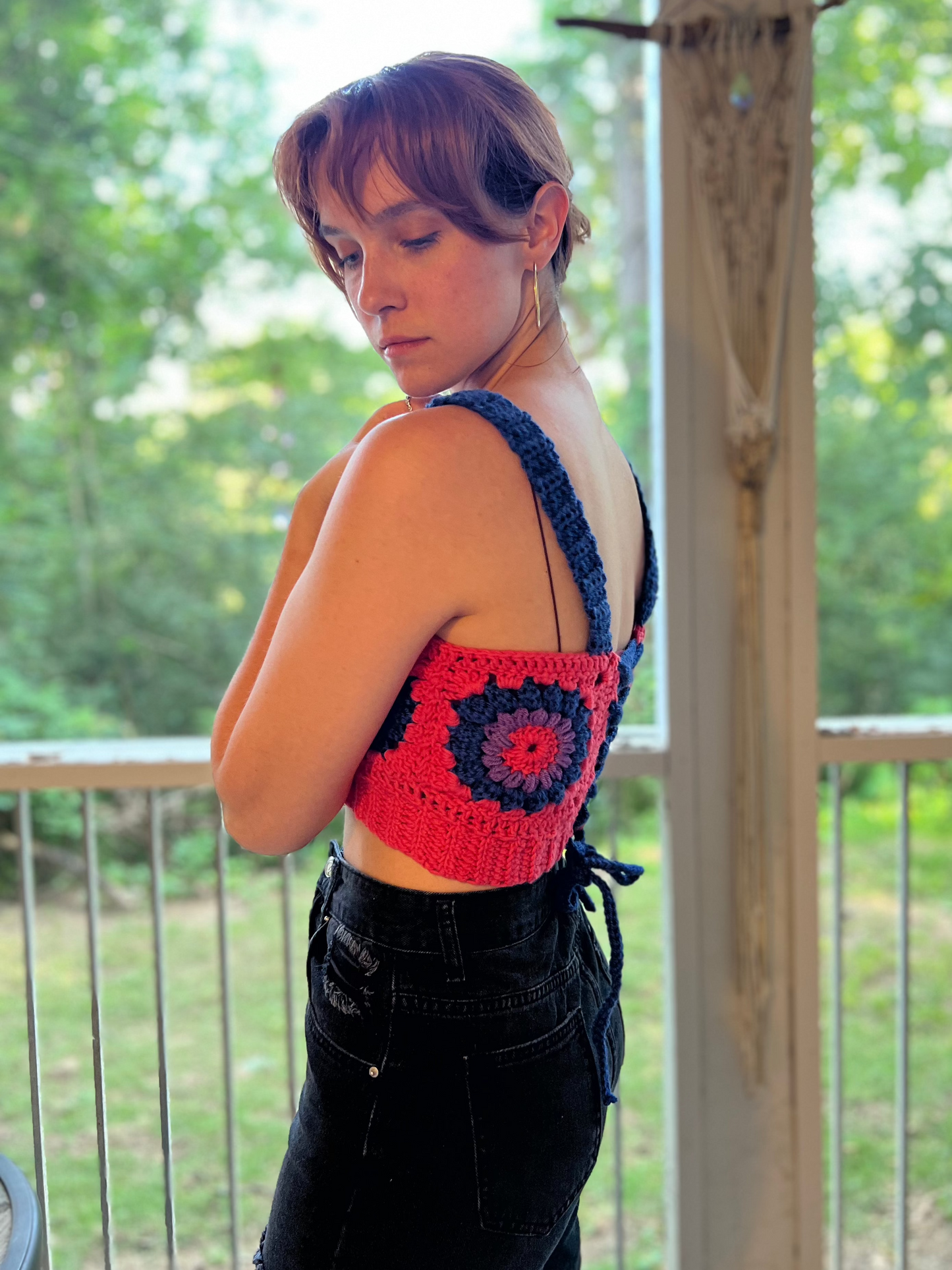 Bi Flag Corset Top