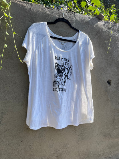Dog Teeth - White Tshirt