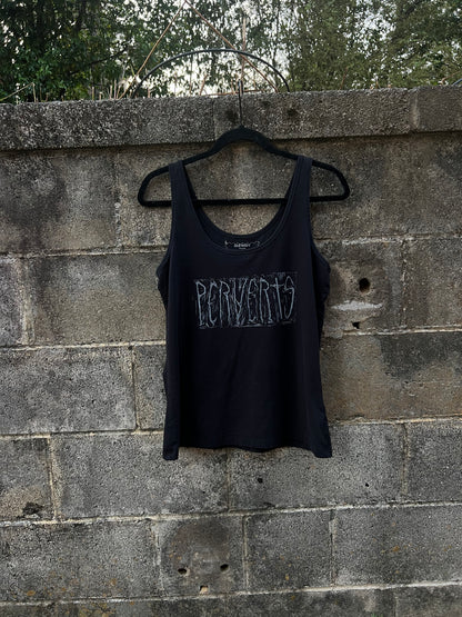 Perverts - Black Tank Top - ON
