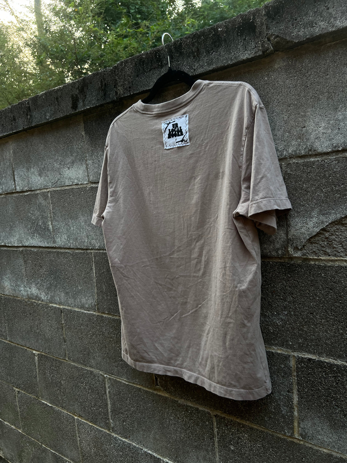 Nearer - Brown Patchwork Tshirt