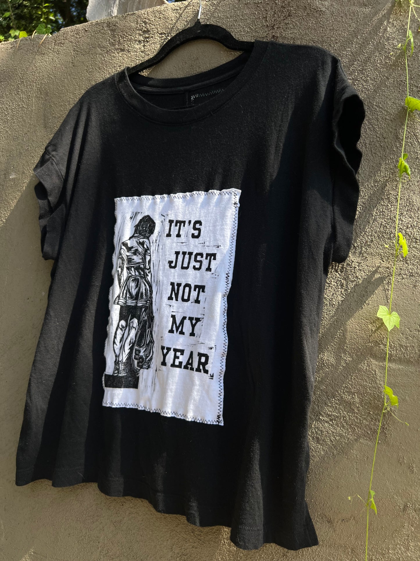 Not My Year - Black Muscle Tee