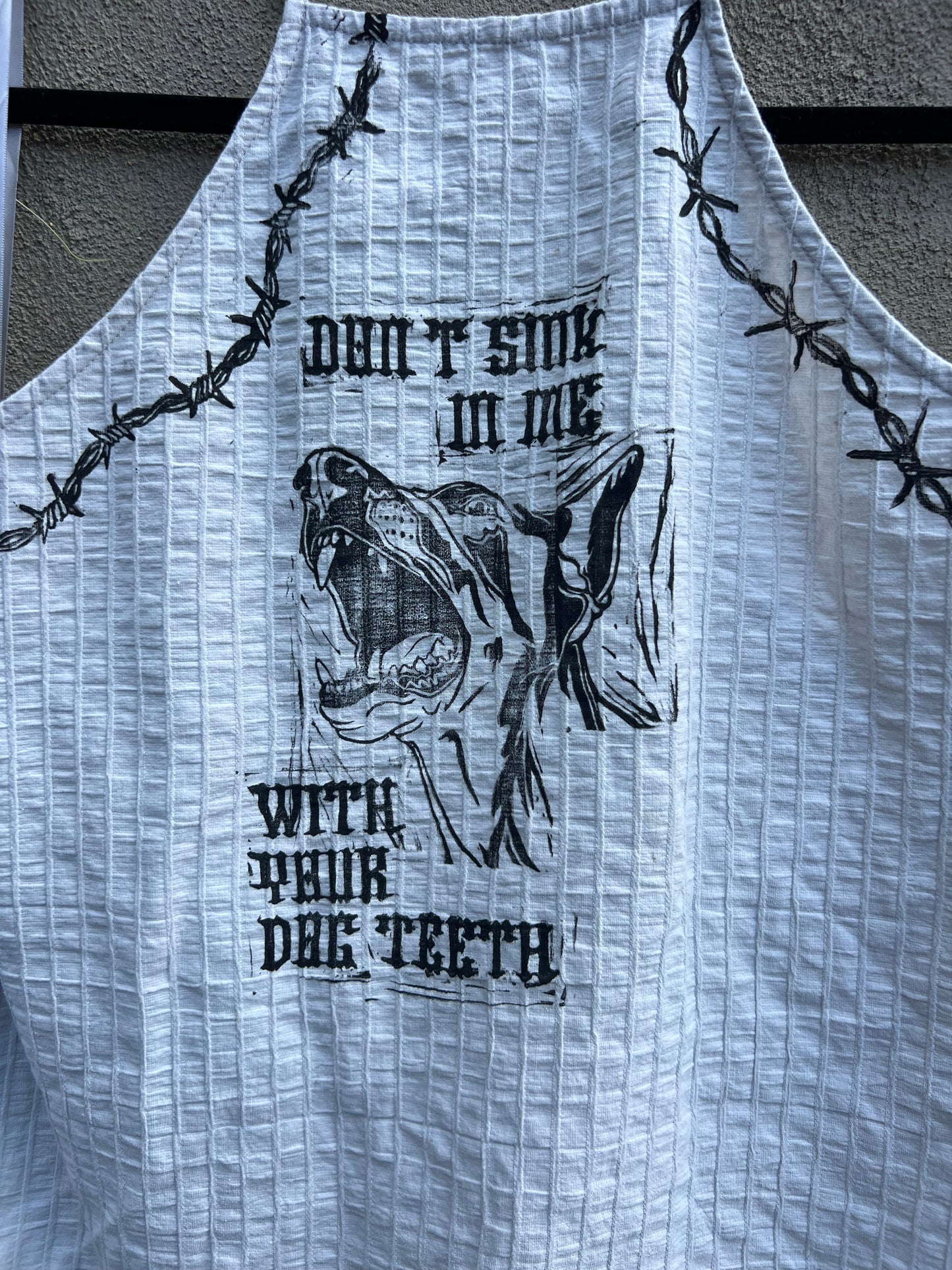 Dog Teeth - Grey Tank Top
