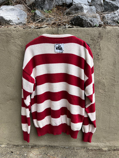 Say it Like You Mean it - Hand Embroidered Vintage Sweater