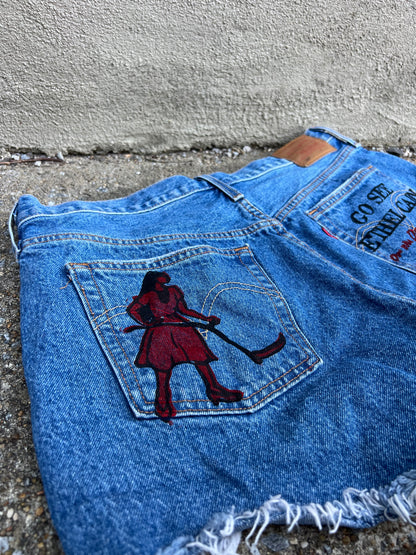 Go See Ethel Cain or the Devil Will Get You -  Levi Denim Shorts