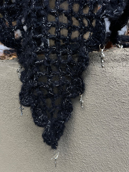 Sacrificial Shroud - Black Mohair