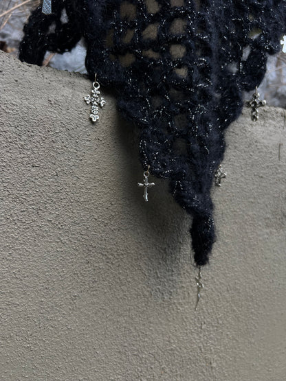 Sacrificial Shroud - Black Mohair