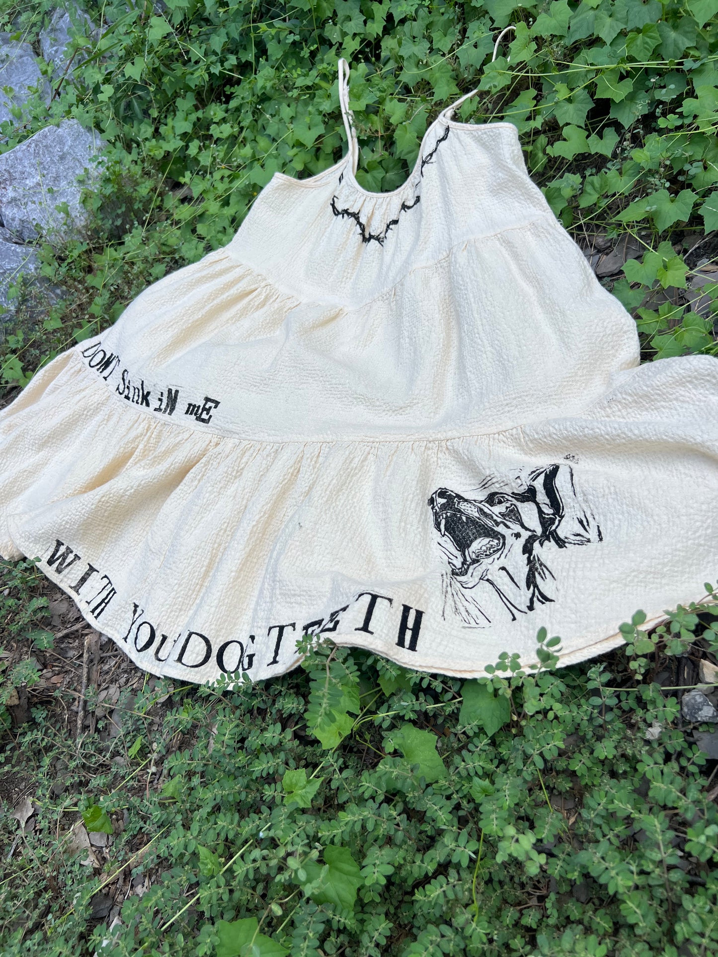 Dog Teeth - Yellow Dress