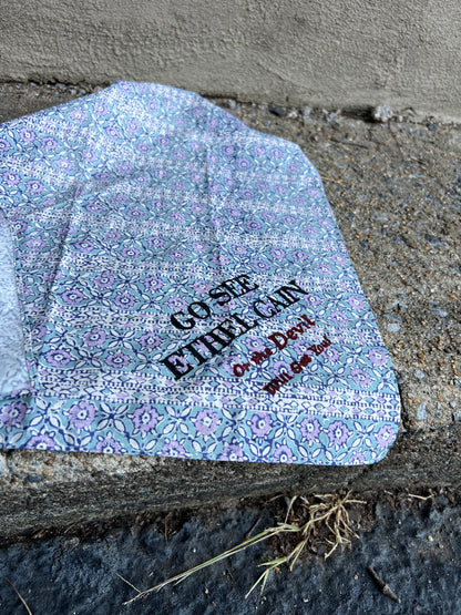 Go See Ethel Cain or the Devil Will Get You - Blue & Purple Bandana