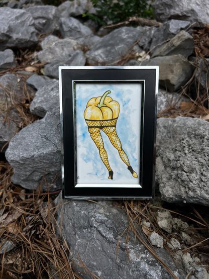 Bell Pepper Burlesque - Burlesque Fruits Giclee