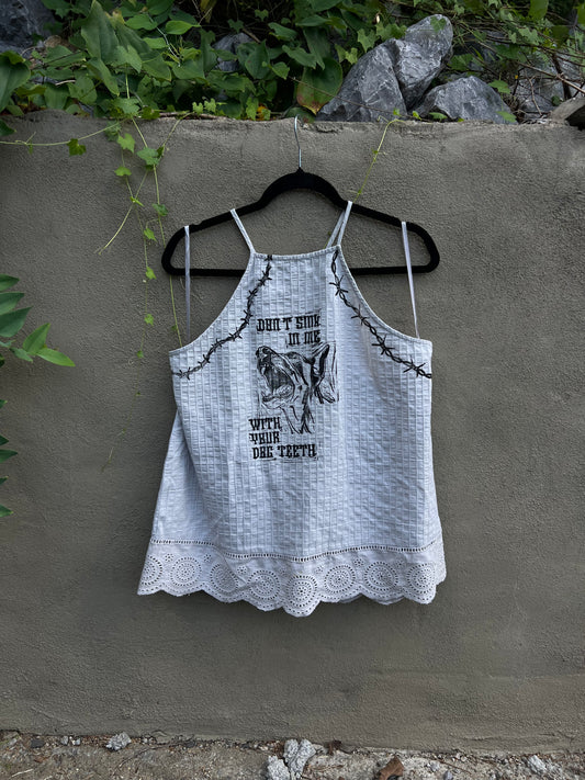 Dog Teeth - Grey Tank Top
