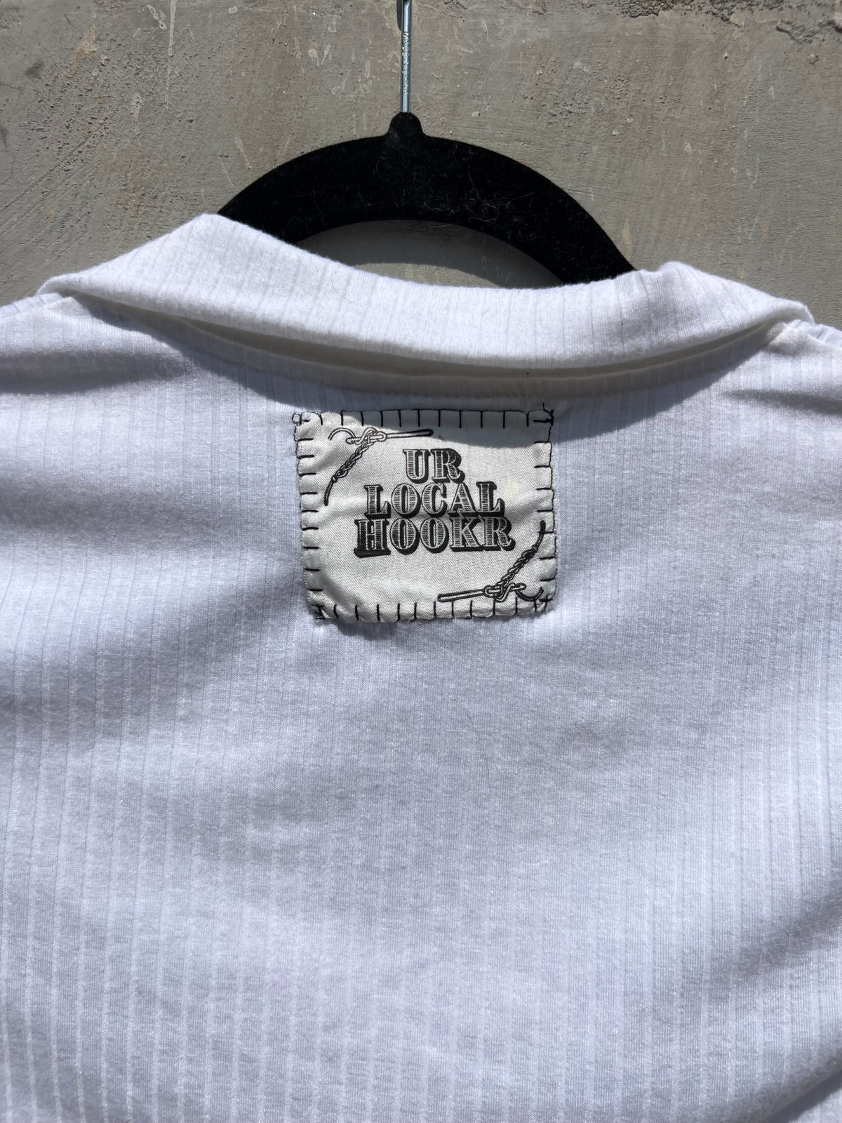 Not My Year - White Baby Tee - JP
