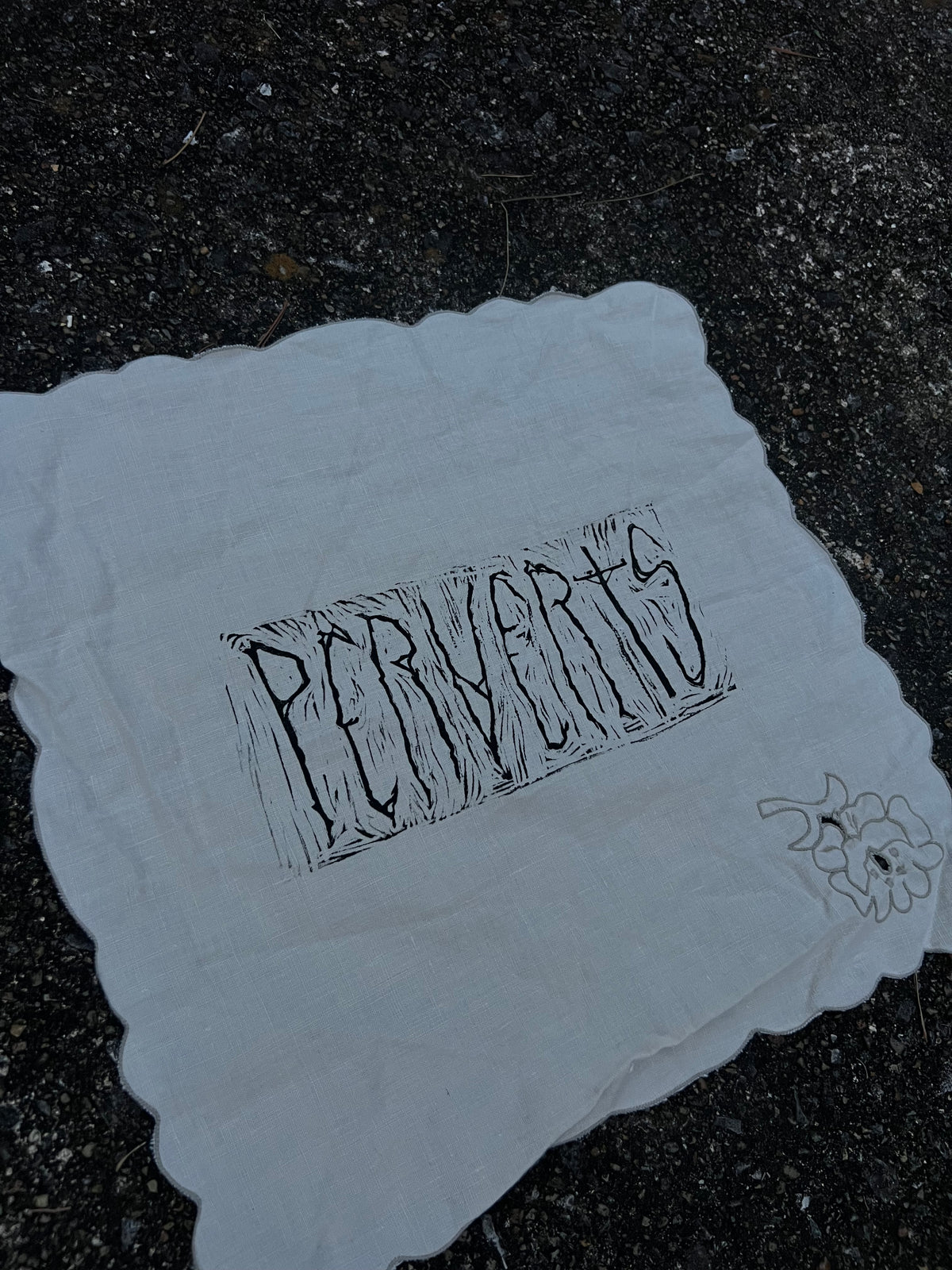 Perverts - Alter Cloth / Vintage Handkerchief - no. 2