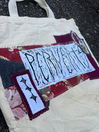 Perverts - Patchwork Canvas Tote Bag