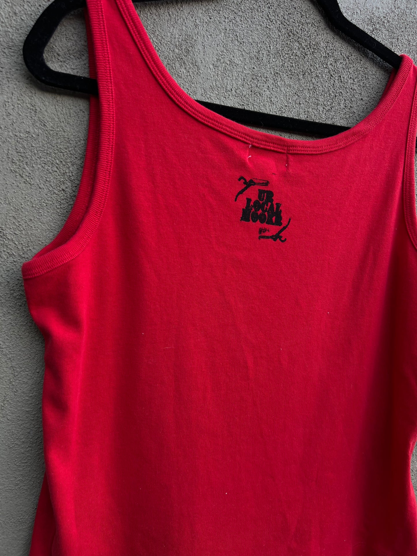 Go See Ethel Cain or the Devil Will Get You - Red Anne Lewin Lace Tank