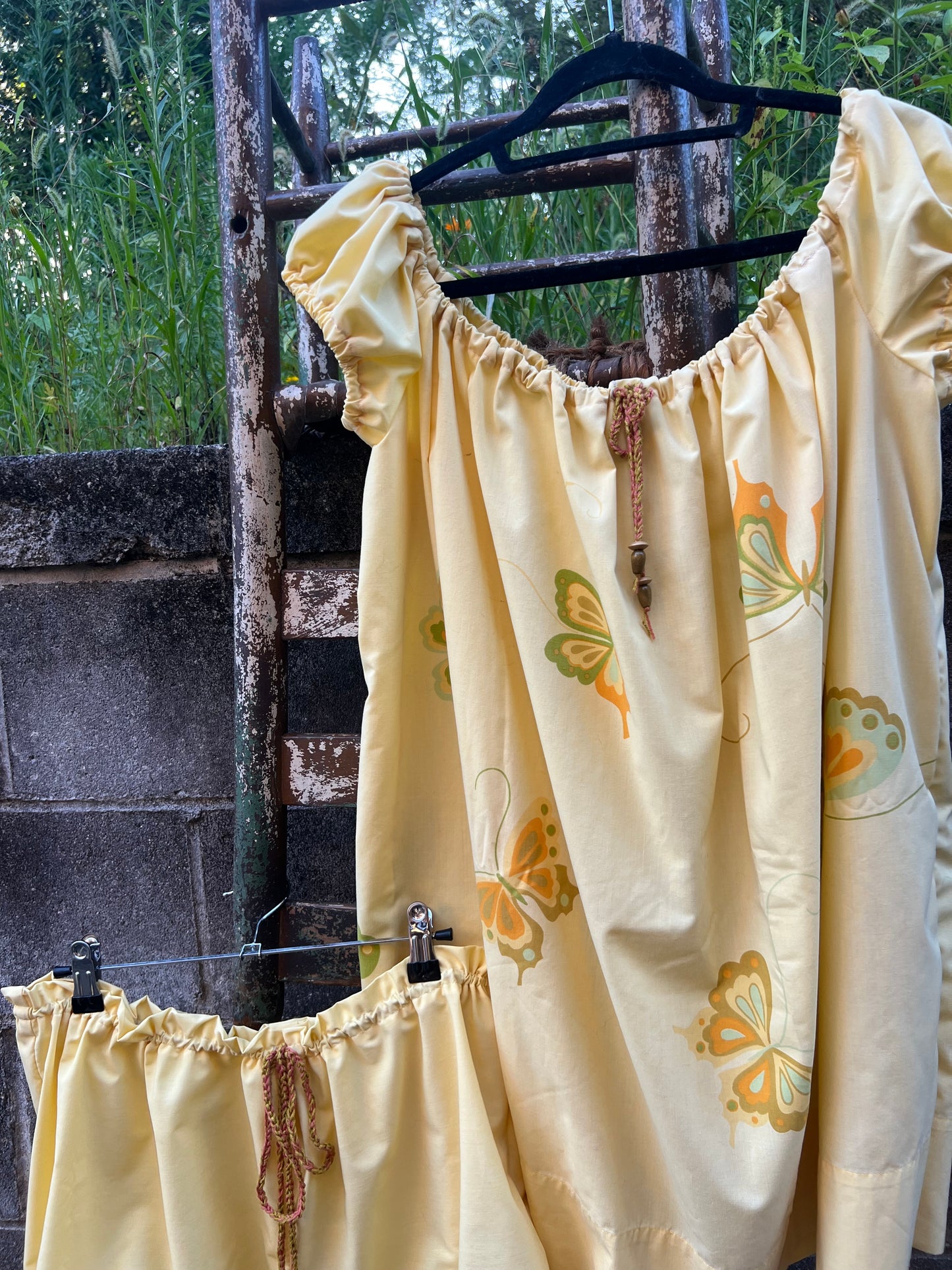 Butter Yellow - Babydoll Dress & Bloomers
