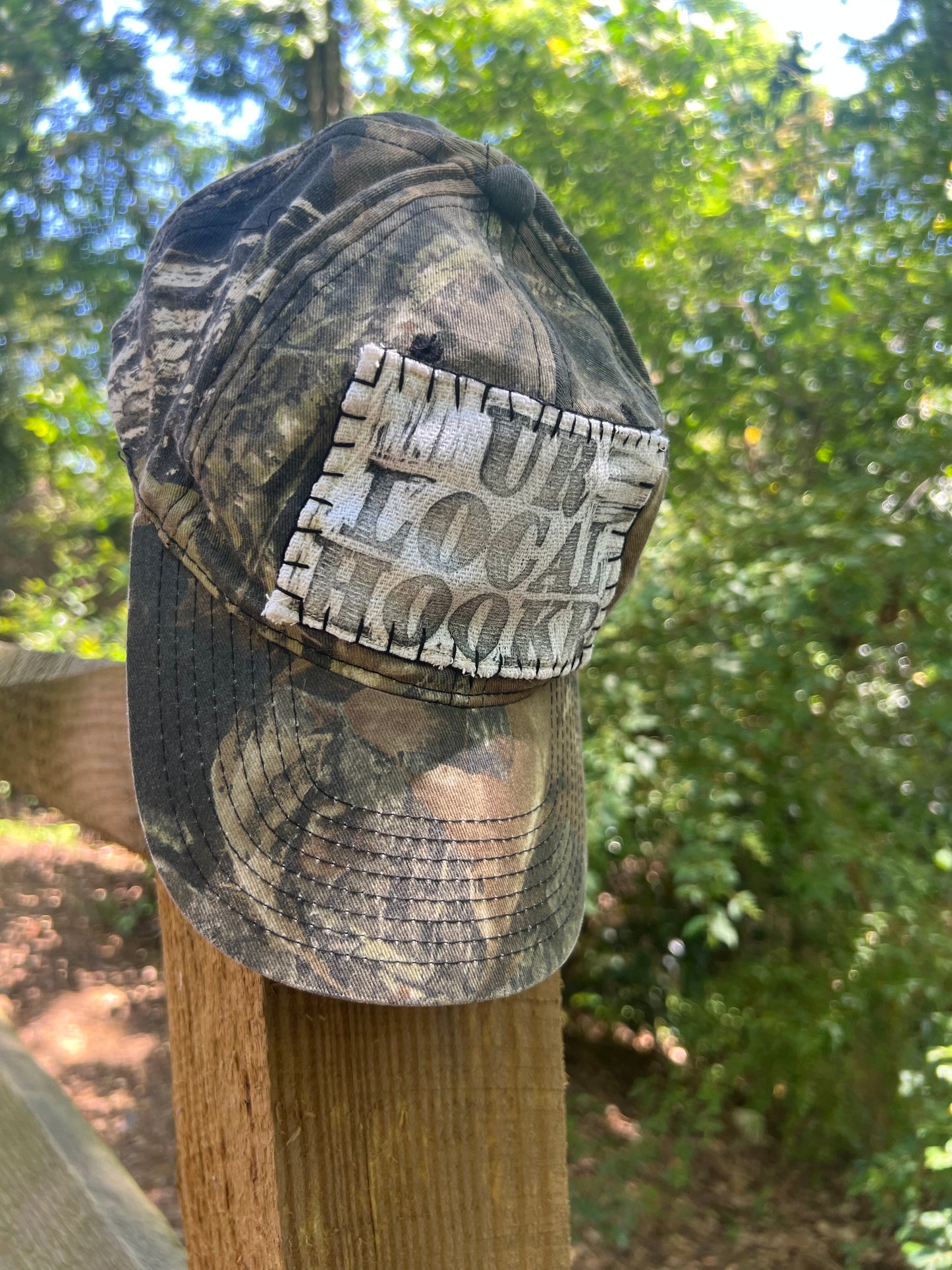 hookr merch - camo hat