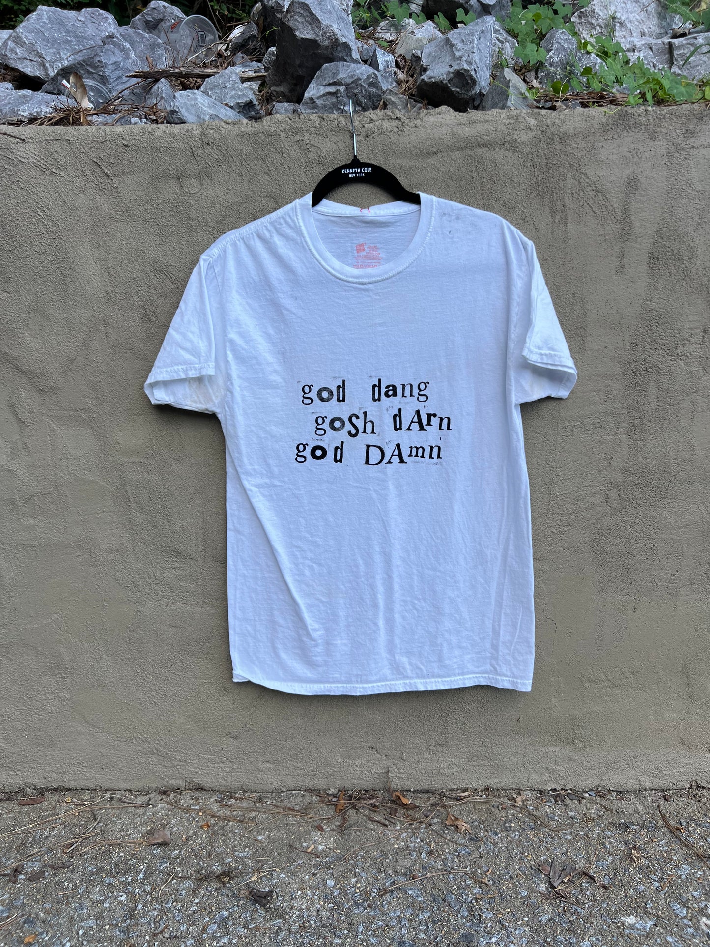 goddamn - white tshirt