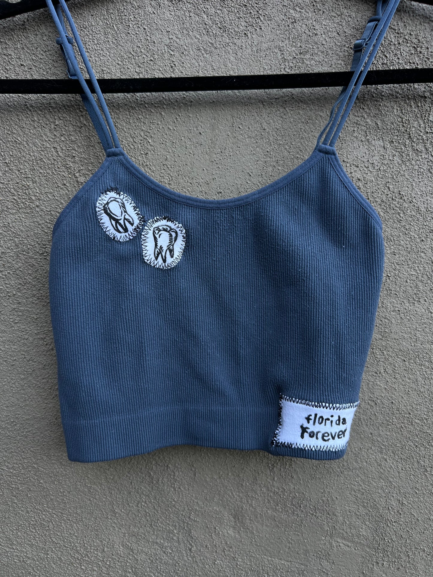 Florida Forever - Navy Bralette