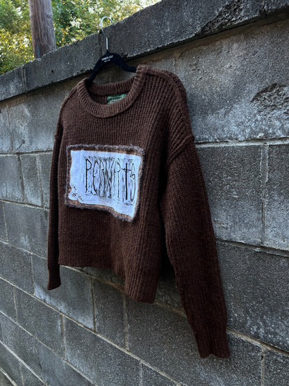 Perverts - Brown Knit Sweater - AE