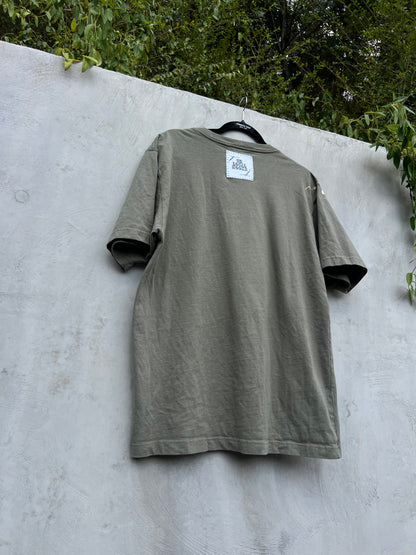 Nearer - Green Patchwork Tshirt