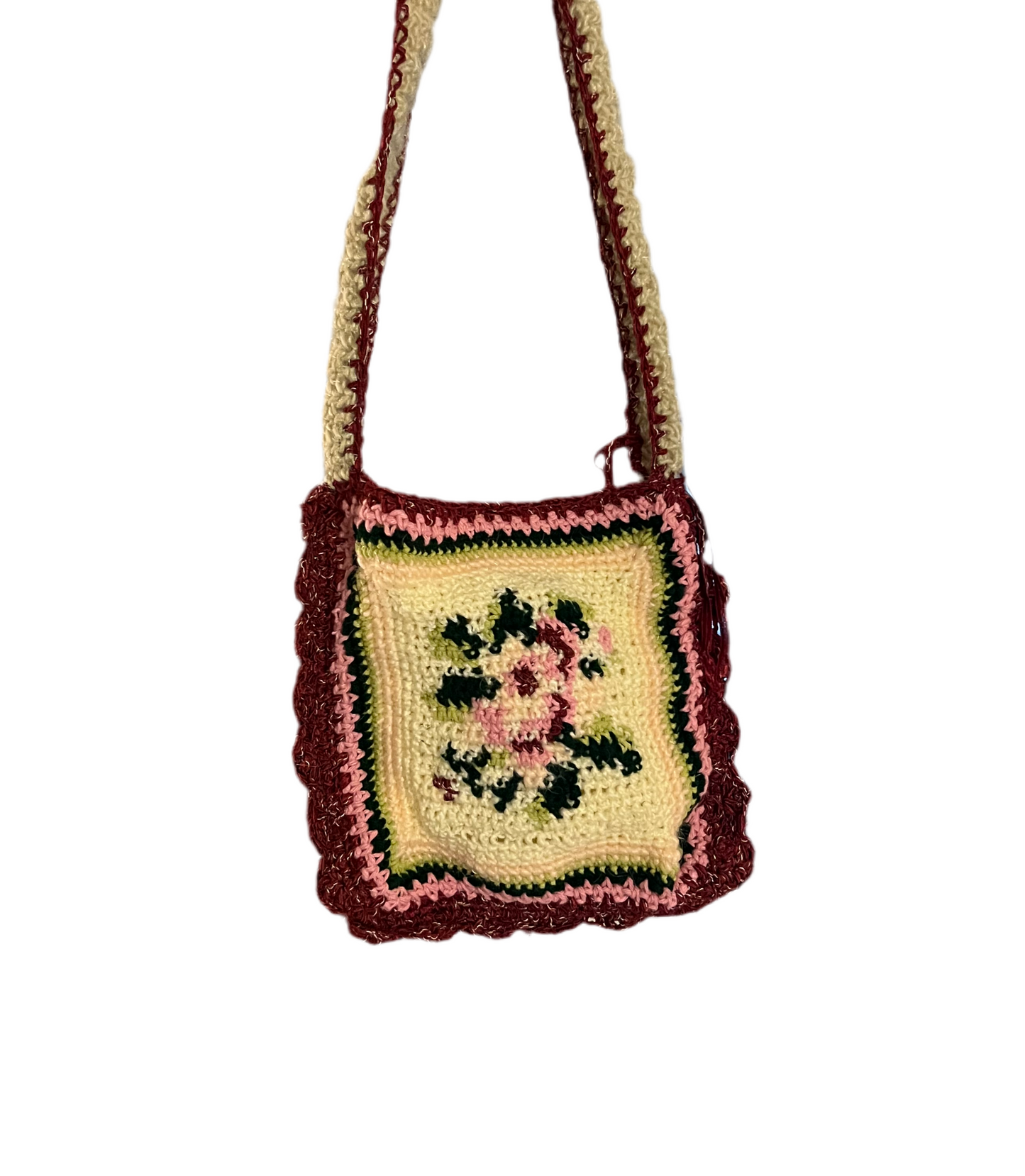 Vintage Floral Mini Tote