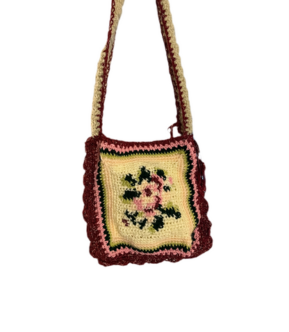Vintage Floral Mini Tote