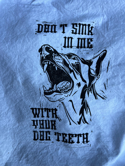 Dog Teeth - Alter Cloth / Vintage Handkerchief - no. 1
